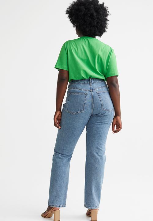 H&M - Straight high jeans - denim blue