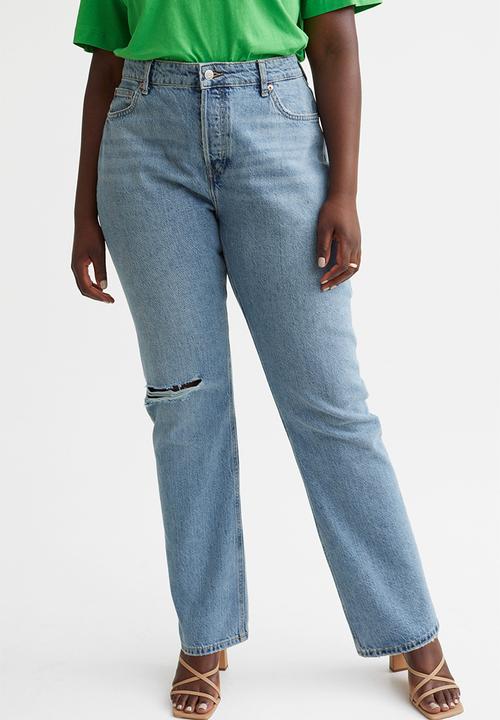 H&M - Straight high jeans - denim blue