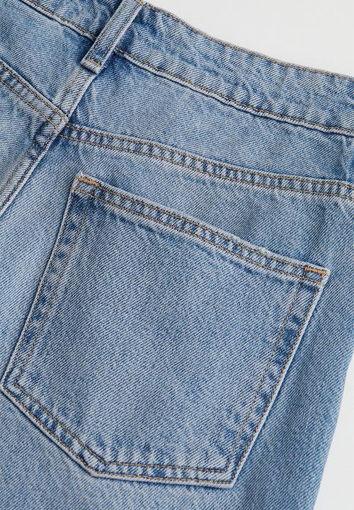 H&M - Straight high jeans - denim blue