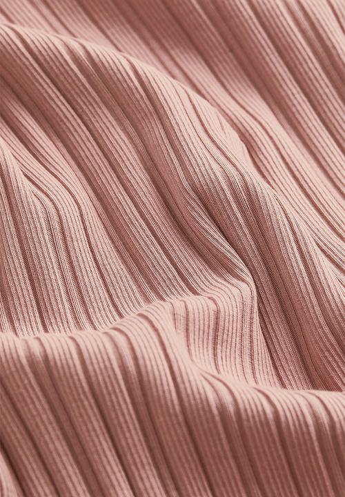 H&M - Mama ribbed jersey dress - old rose