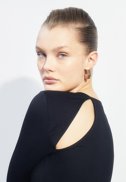 H&M - Cut-out body - black
