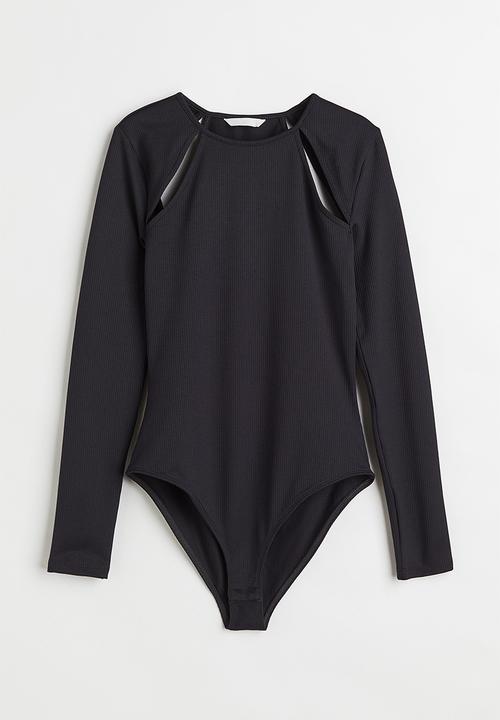 H&M - Cut-out body - black