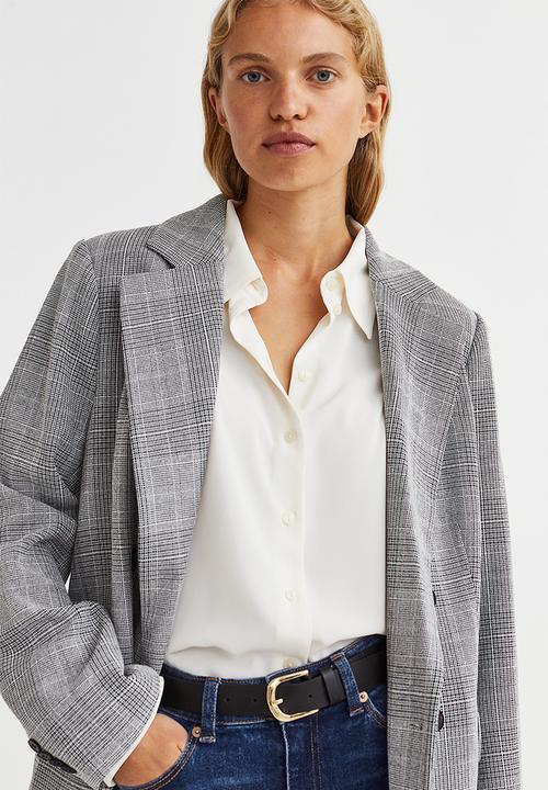H&M - Fitted shirt - cream
