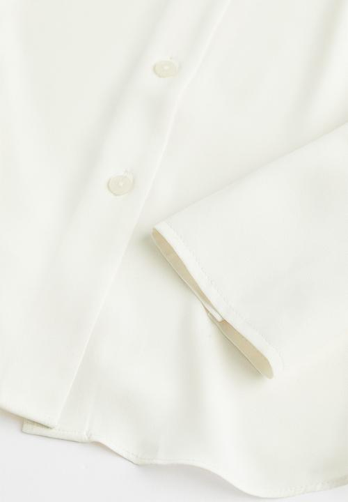 H&M - Fitted shirt - cream