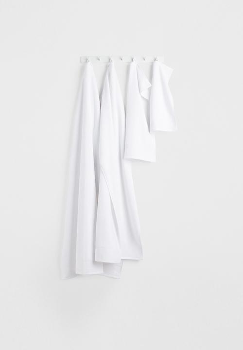 H&M - Cotton terry guest towels - white