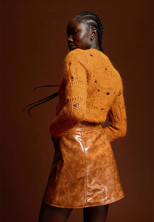 H&M - Wool-blend jumper - ochre