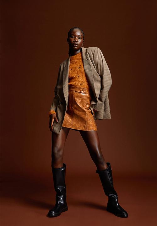H&M - Wool-blend jumper - ochre