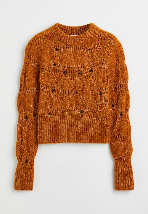 H&M - Wool-blend jumper - ochre