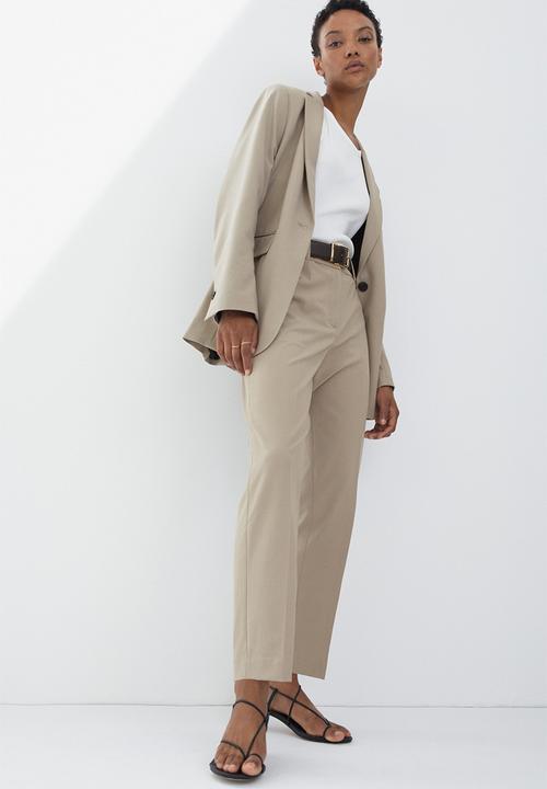 H&M - Cigarette trousers - light beige