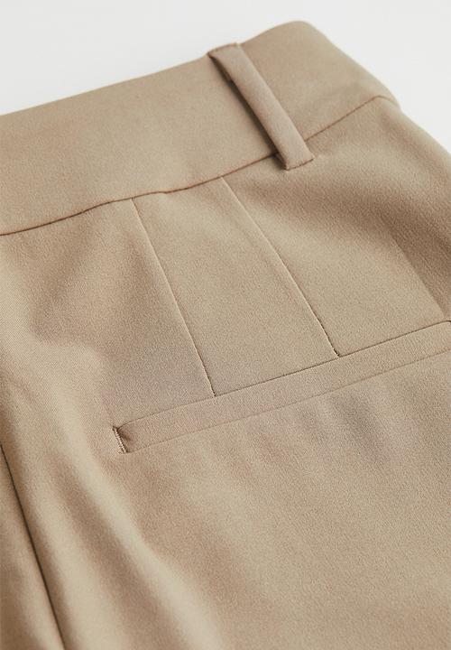 H&M - Cigarette trousers - light beige