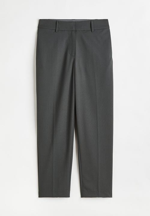 H&M - Cigarette trousers - dark green