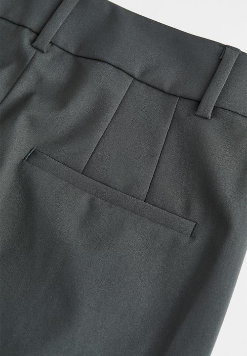 H&M - Cigarette trousers - dark green