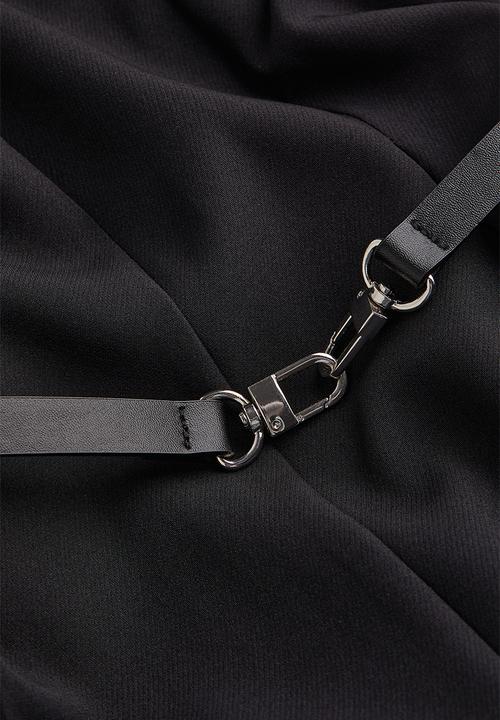 H&M - Smart belted dress - black