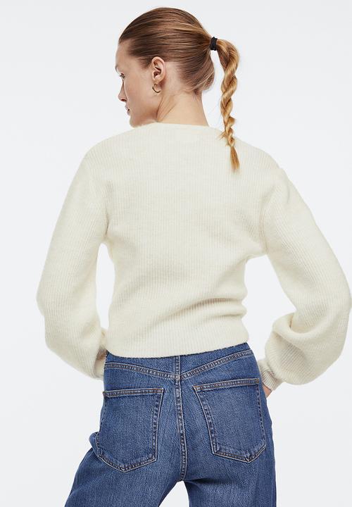 H&M - Rib-knit jumper - cream