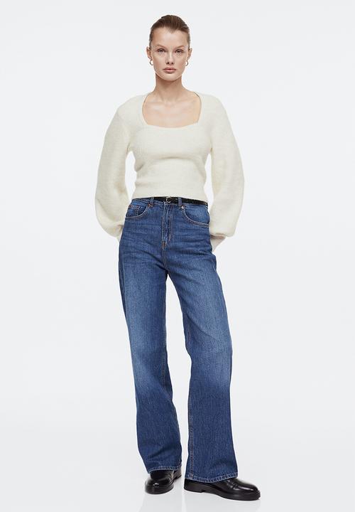 H&M - Rib-knit jumper - cream