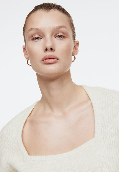 H&M - Rib-knit jumper - cream