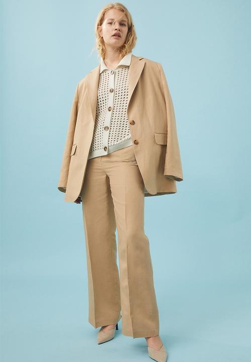 H&M - Knitted cardigan - natural white