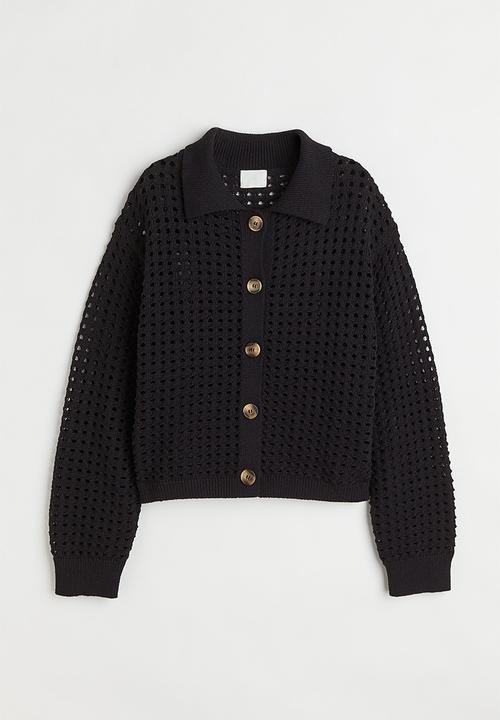 H&M - Knitted cardigan - black