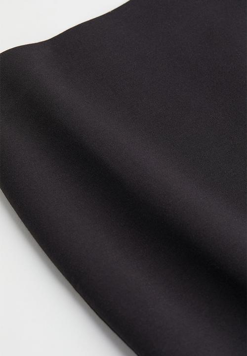 H&M - Short jersey skirt - black