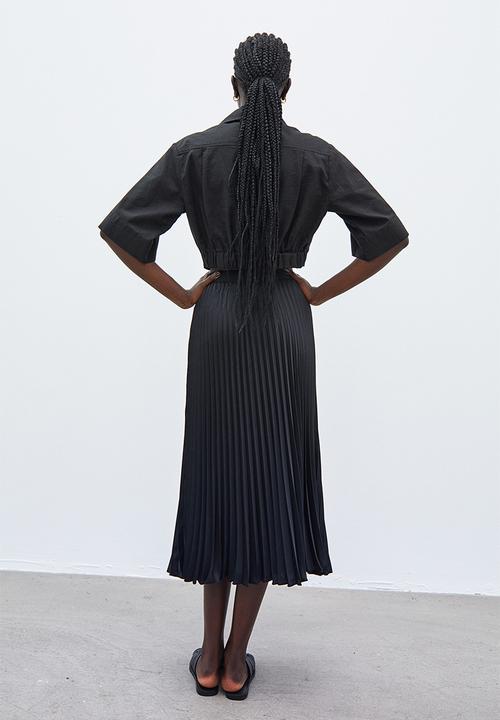 H&M - Pleated skirt - black