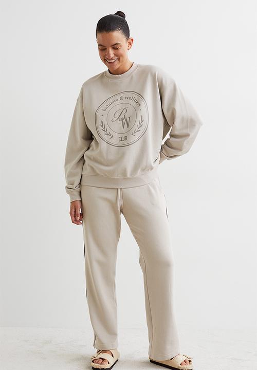 H&M - Printed sweatshirt - greige