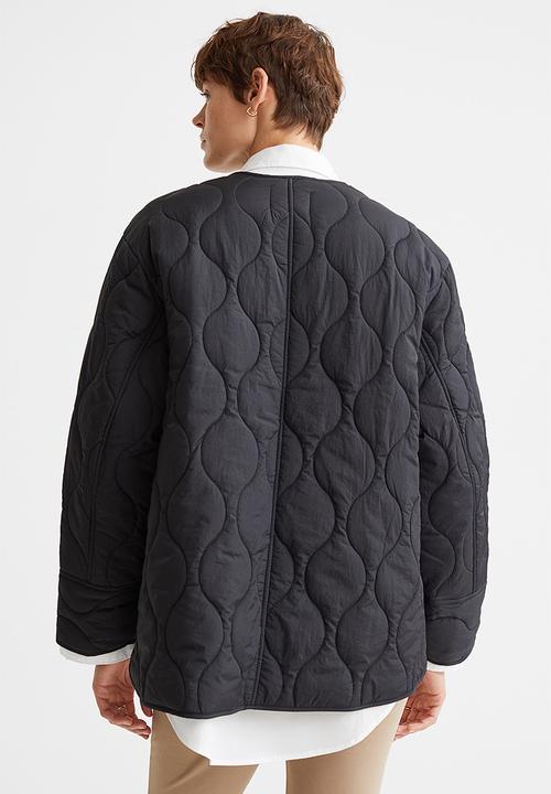 H&M - Quilted jacket - black