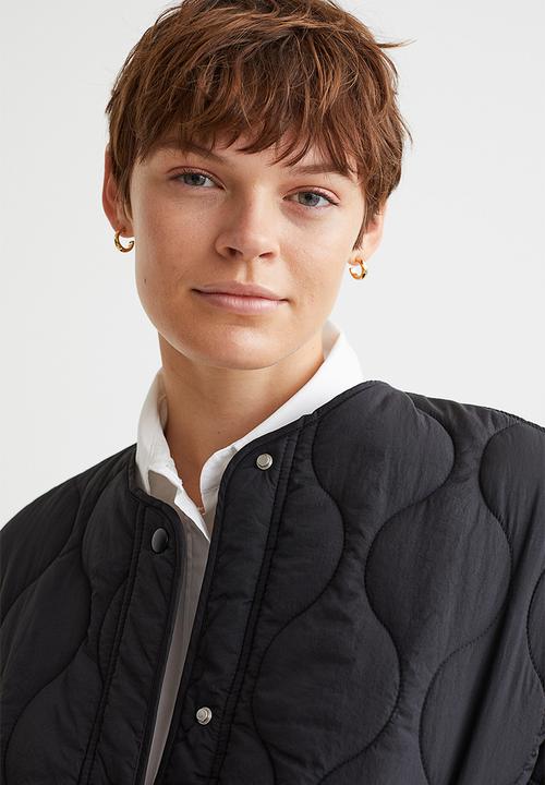 H&M - Quilted jacket - black