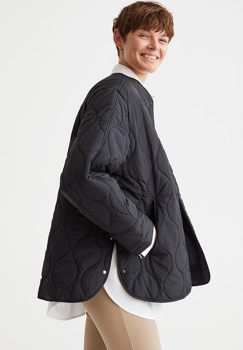 H&M - Quilted jacket - black