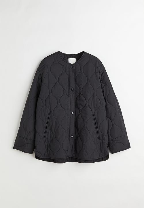H&M - Quilted jacket - black