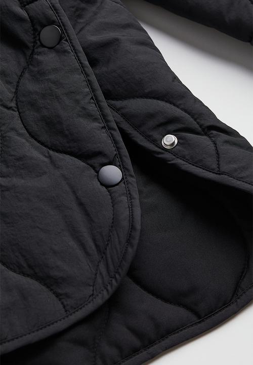 H&M - Quilted jacket - black