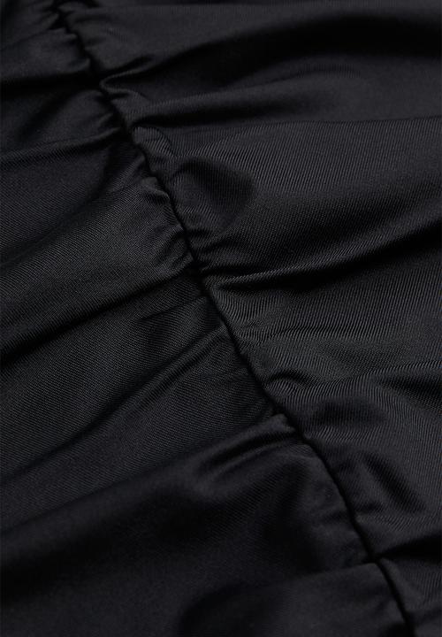 H&M - Gathered dress - black