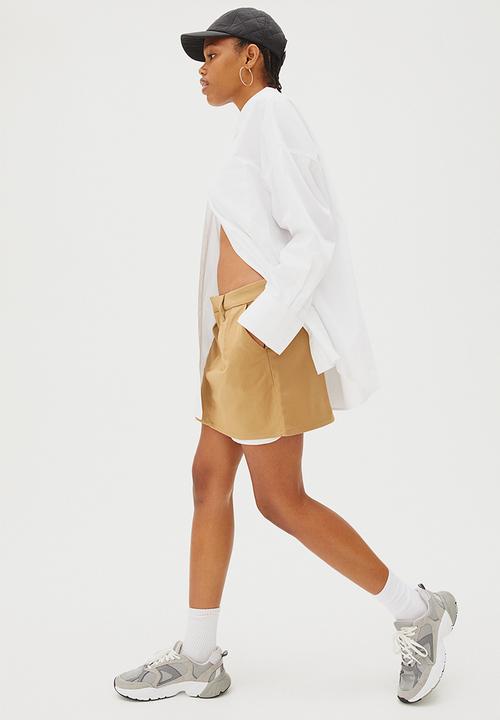H&M - Mini skirt - beige