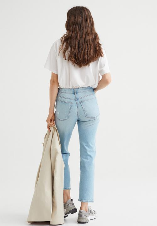 H&M - Slim regular ankle jeans - light denim blue