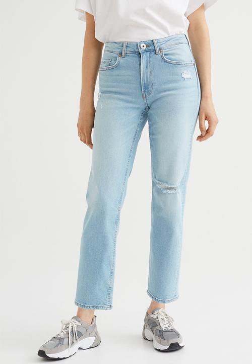 H&M - Slim regular ankle jeans - light denim blue