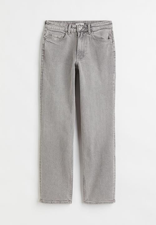 H&M - Slim regular ankle jeans - grey