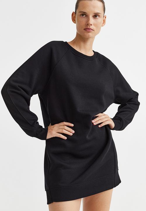 H&M - Sweatshirt dress - black