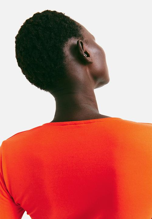 H&M - V-neck bodysuit - orange