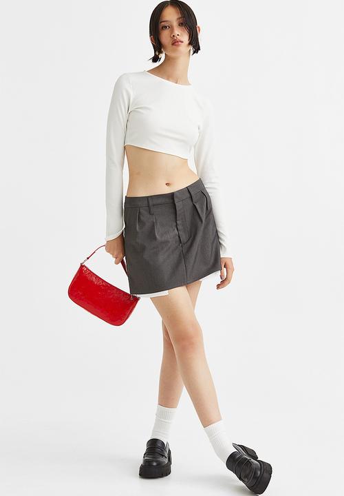 H&M - Mini skirt - grey
