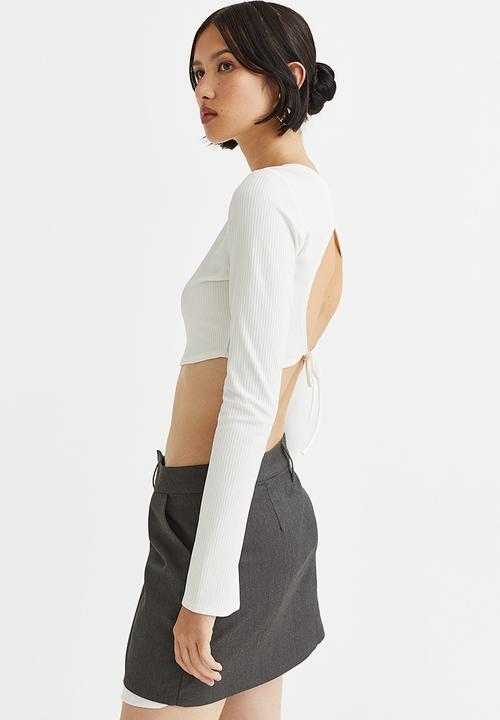 H&M - Mini skirt - grey