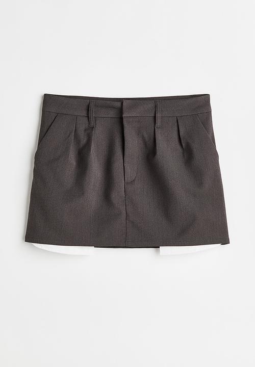 H&M - Mini skirt - grey