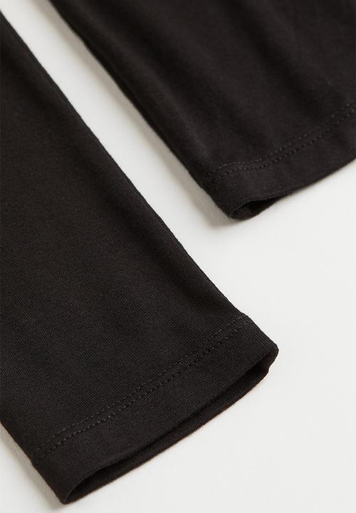 H&M - Polo-neck top - black I