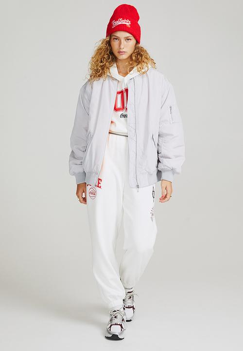 H&M - Oversized bomber jacket - grey