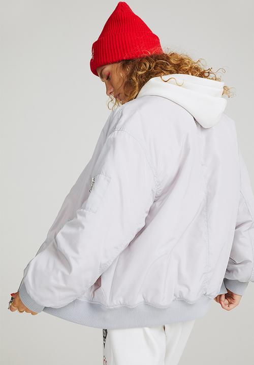 H&M - Oversized bomber jacket - grey