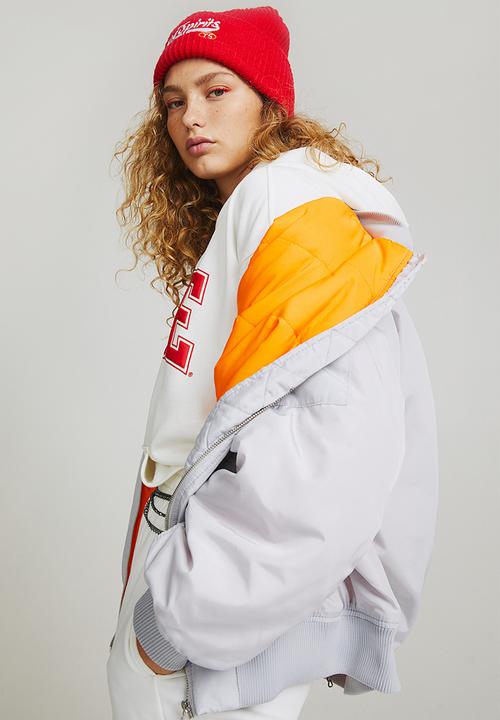 H&M - Oversized bomber jacket - grey