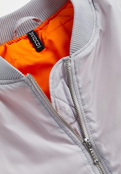 H&M - Oversized bomber jacket - grey