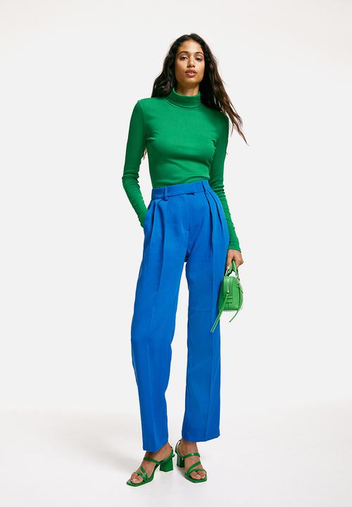 H&M - Polo-neck top - green