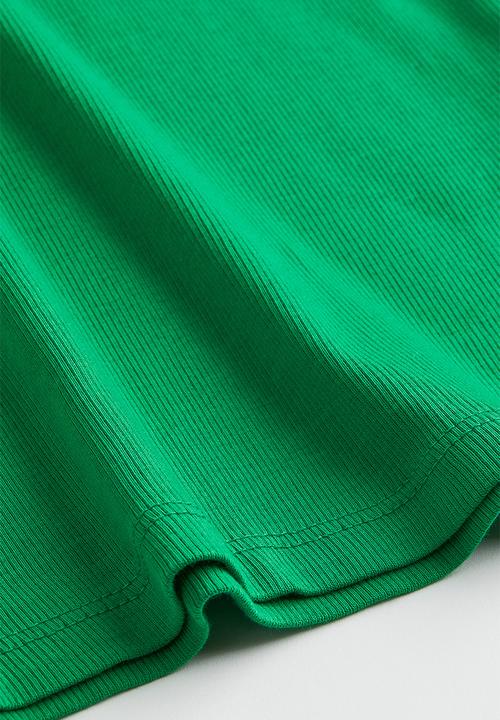 H&M - Polo-neck top - green