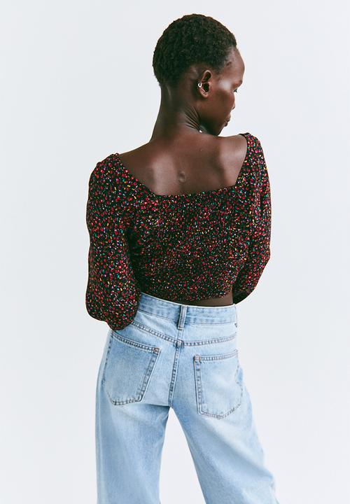 H&M - Wide low jeans - denim blue