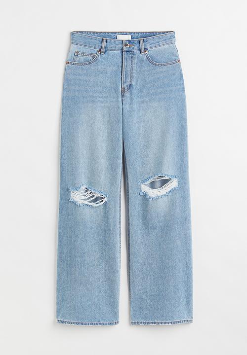 H&M - Wide low jeans - denim blue