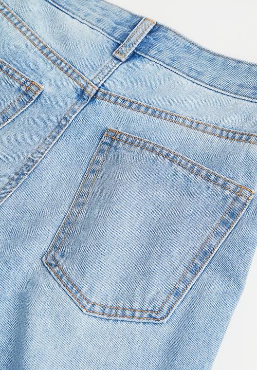 H&M - Wide low jeans - denim blue